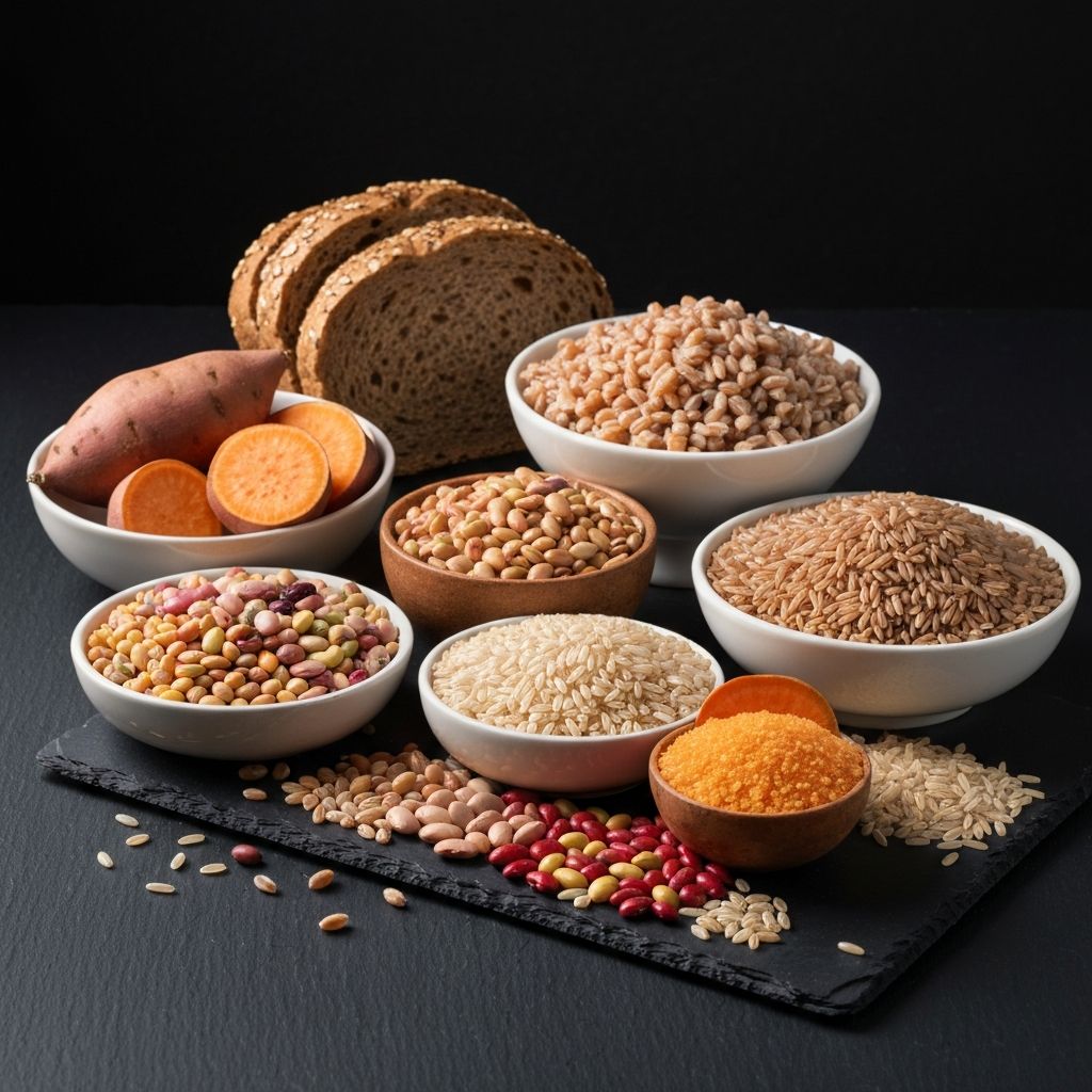 Complex carbohydrate sources and whole grains