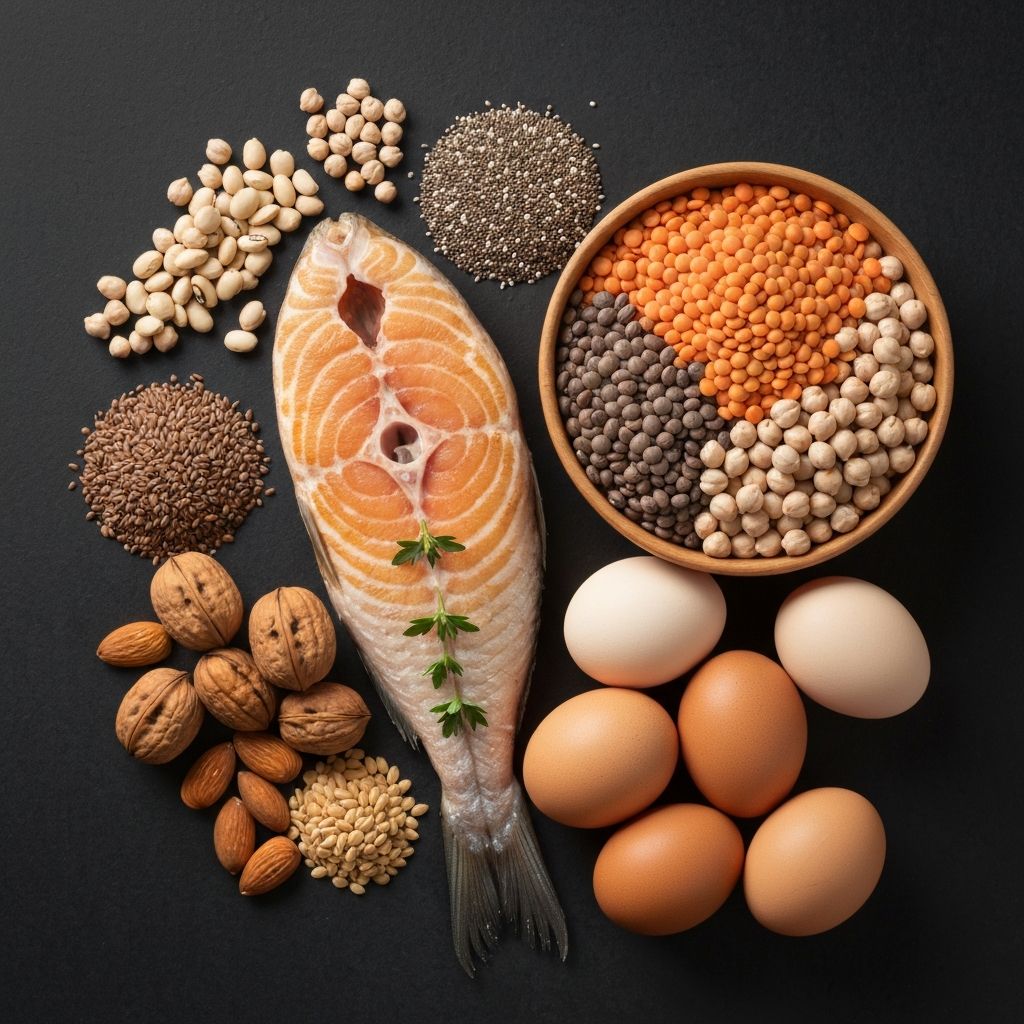 Diverse protein-rich food sources